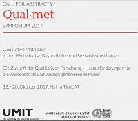 Call for Abstracts Qual met 2017